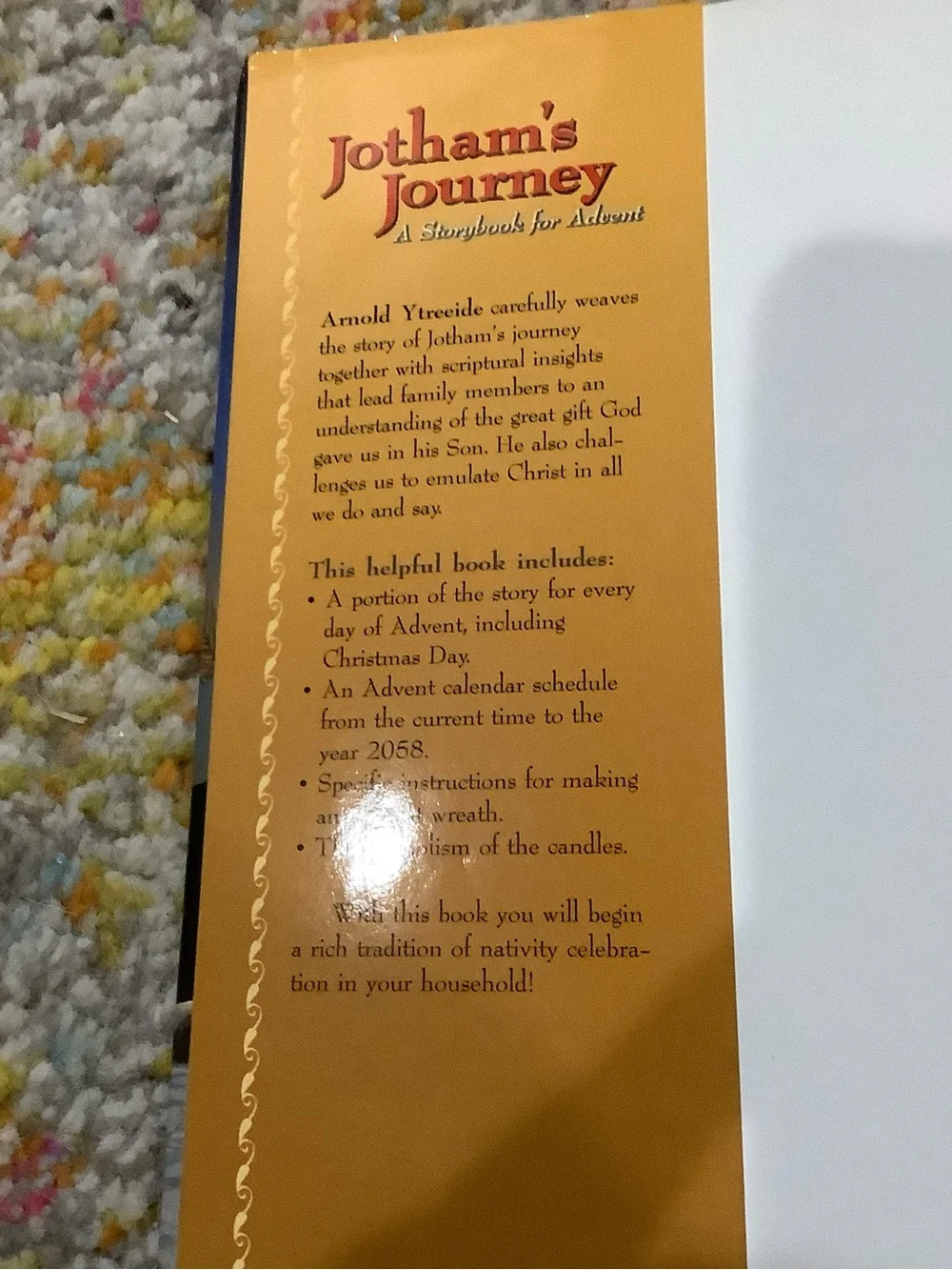 Jotham's Journey Illustrated Hardcover Book